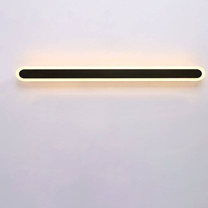 Modern Minimalist Long Bar Iron Acrylic LED Wall Sconce Lamp
