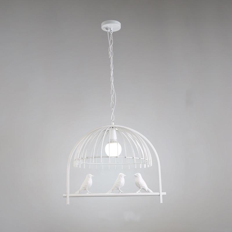 Modern Creative Bird Cage 1-Light Pendant Light