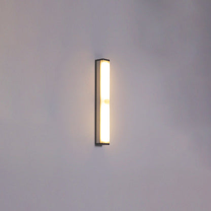 Modern Simplicity Long Cylinder Aluminum Acrylic LED Wall Sconce Lamp For Living Room