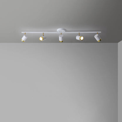 Modern Creative Acrylic Track Spotlight LED Semi-Flush Mount Ceiling Light