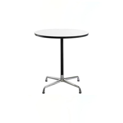 Modern Simplicity Round HDF Carbon Steel Dining Table For 2 Seats