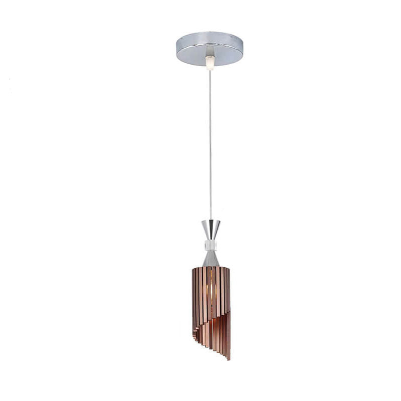 Nordic Light Luxury Minimalist Solid Color Aluminum 1-Light Pendant Light