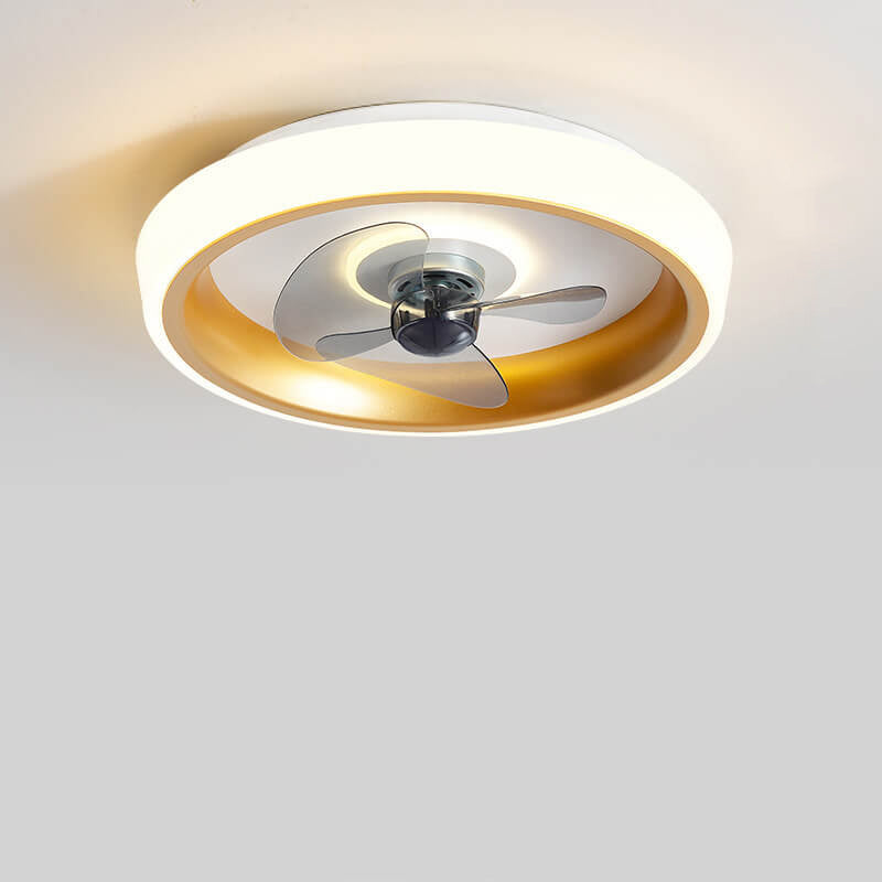 مروحة إضاءة LED خفيفة الوزن وحديثة من الأكريليك