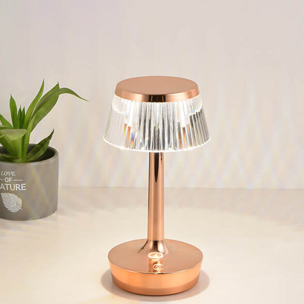 Creative Crystal Mushroom LED Night Light Table Lamp