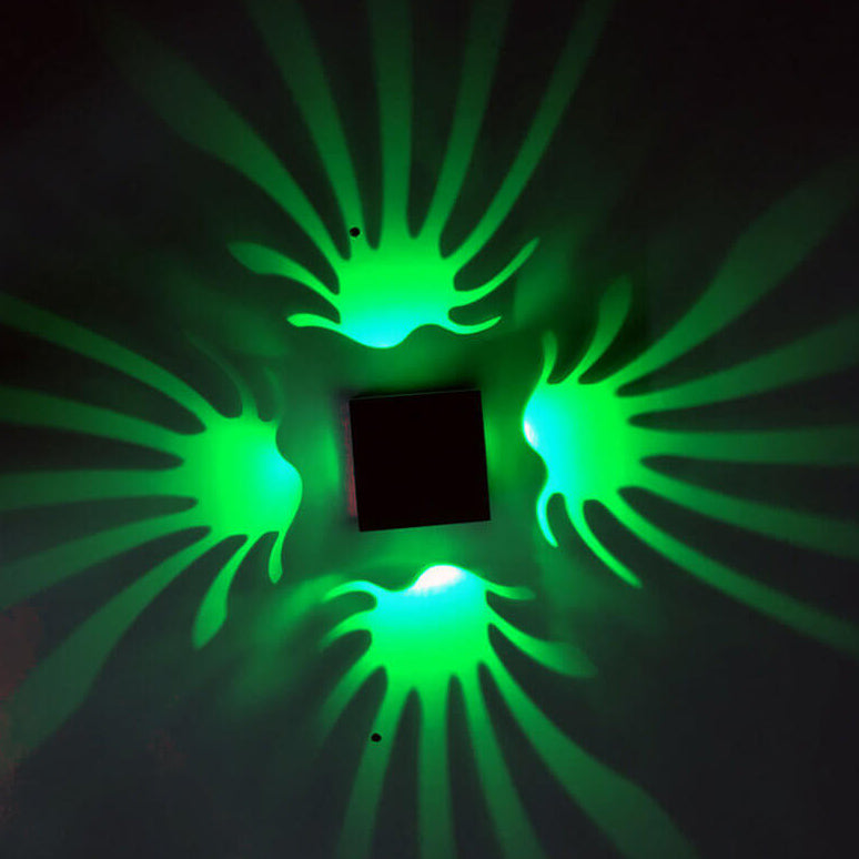 مصباح حائط زخرفي LED على شكل ذيل فينيكس من الألومنيوم من Creative Square 