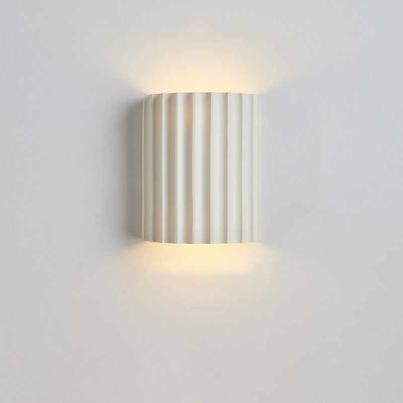 Contemporary Nordic Resin Tiles 2-Light Wall Sconce Lamp For Bedroom