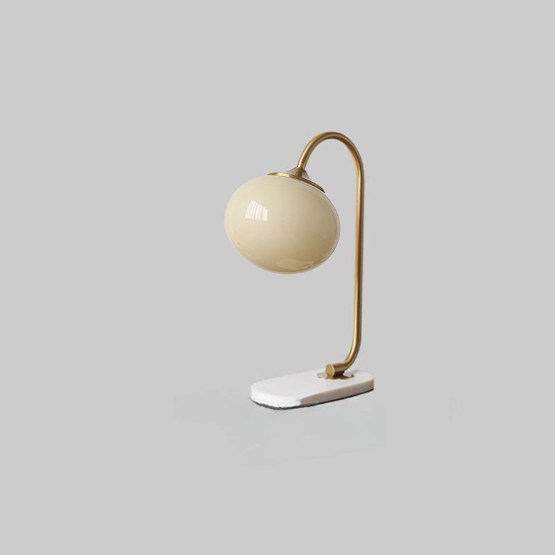 Nordic Minimalist Nostalgic Glass Sphere 1-Light Table Lamp