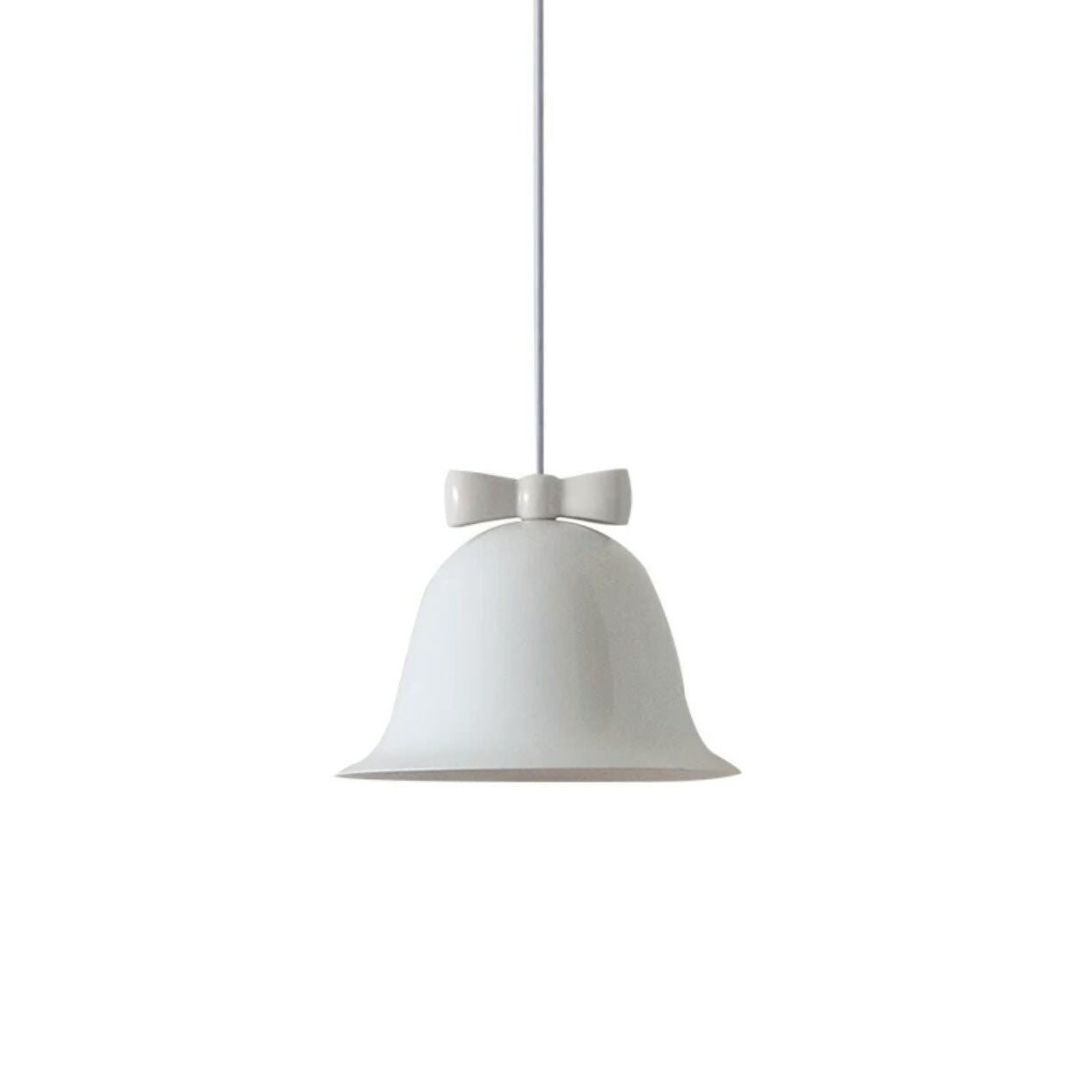 Modern Minimalist Bow Bells Iron 1-Light Pendant Light For Bedroom