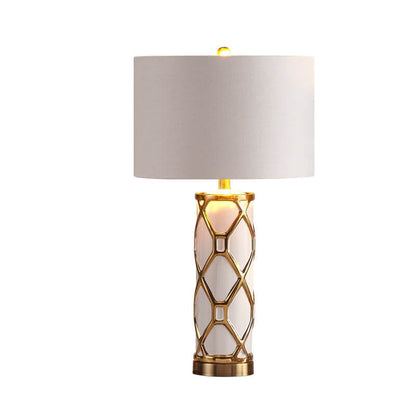 Nordic Light Luxury Ceramic 1-Light Table Lamp