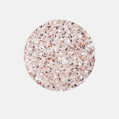 European Modern Round Textured Marble LED Wall Sconce Lamp