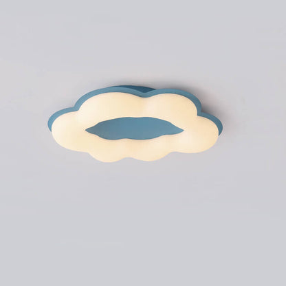 Modern Minimalist Colorful Clouds PE LED Flush Mount Ceiling Light