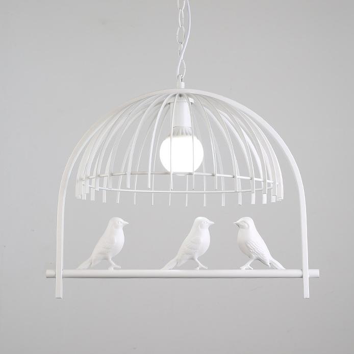 Modern Creative Bird Cage 1-Light Pendant Light