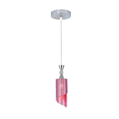 Nordic Light Luxury Minimalist Solid Color Aluminum 1-Light Pendant Light