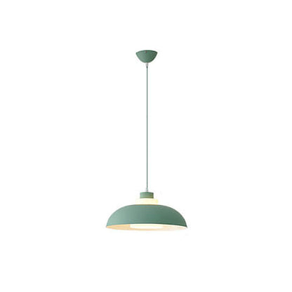 Modern Solid Color Macaron Acrylic Aluminum 1-Light Pendant Light