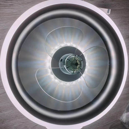 مروحة إضاءة LED خفيفة الوزن وحديثة من الأكريليك