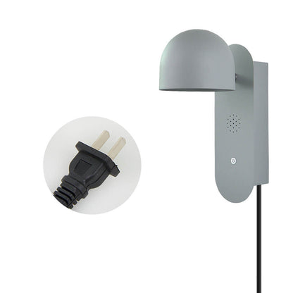 Modern Solid Color Round Head Voice Control Acrylic LED Wall Sconce Lamp