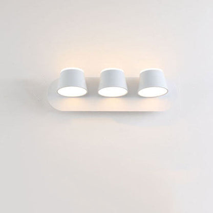 北欧風回転式シリンダーシェード 1/2/3灯 LEDウォールスコンスランプ