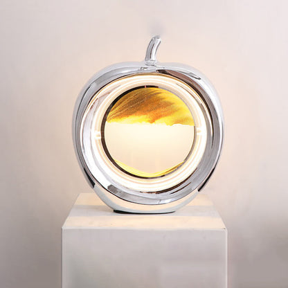 Creative Apple Quicksand Painting Decorative Ambient LED Table Lamp