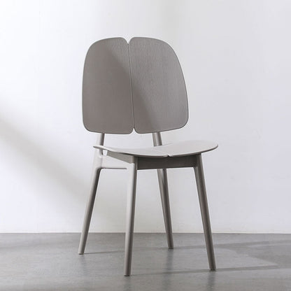 Contemporary Scandinavian Plastic Steel Metal Square Dining Chair Backrest For Dining Room