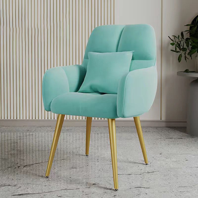 Modern Minimalist Sponge Square Vanity Stool Backrest For Bedroom