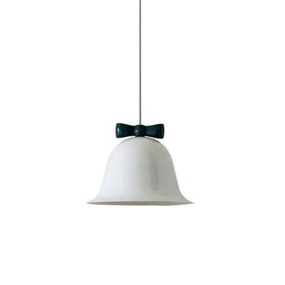 Modern Minimalist Bow Bells Iron 1-Light Pendant Light For Bedroom