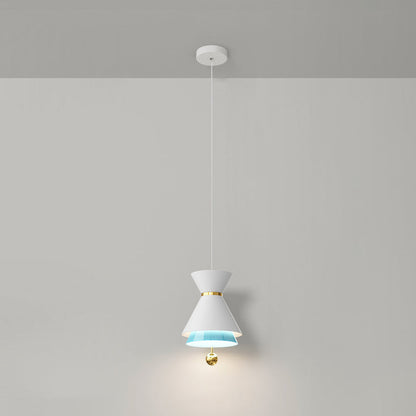 Contemporary Scandinavian Bell Iron Aluminum LED Pendant Light For Living Room