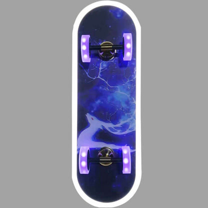 Creative Cartoon Skateboard Acrylic LED Kids Flush Mount Ceiling Light