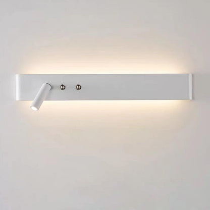 Modern Minimalist Rectangular Aluminum Iron LED Wall Sconce Lamp