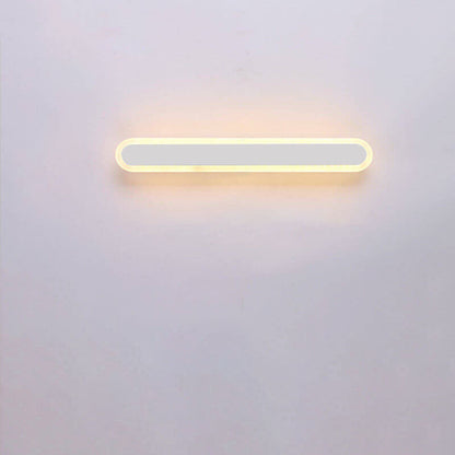 Modern Minimalist Long Bar Iron Acrylic LED Wall Sconce Lamp