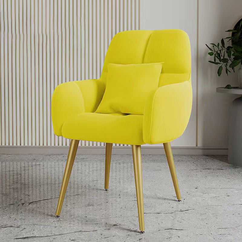 Modern Minimalist Sponge Square Vanity Stool Backrest For Bedroom