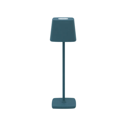 Modern Minimalist Square Solid Color Aluminum USB Rechargeable LED Night Light Table Lamp