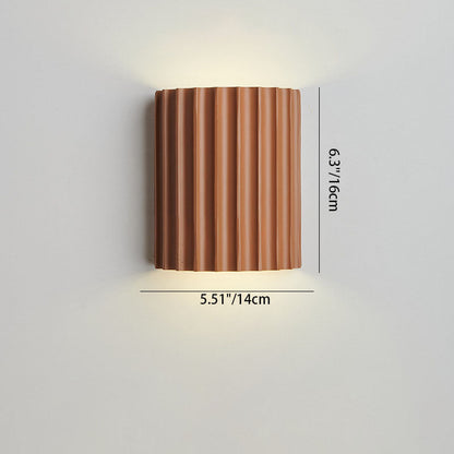 Contemporary Nordic Resin Tiles 2-Light Wall Sconce Lamp For Bedroom