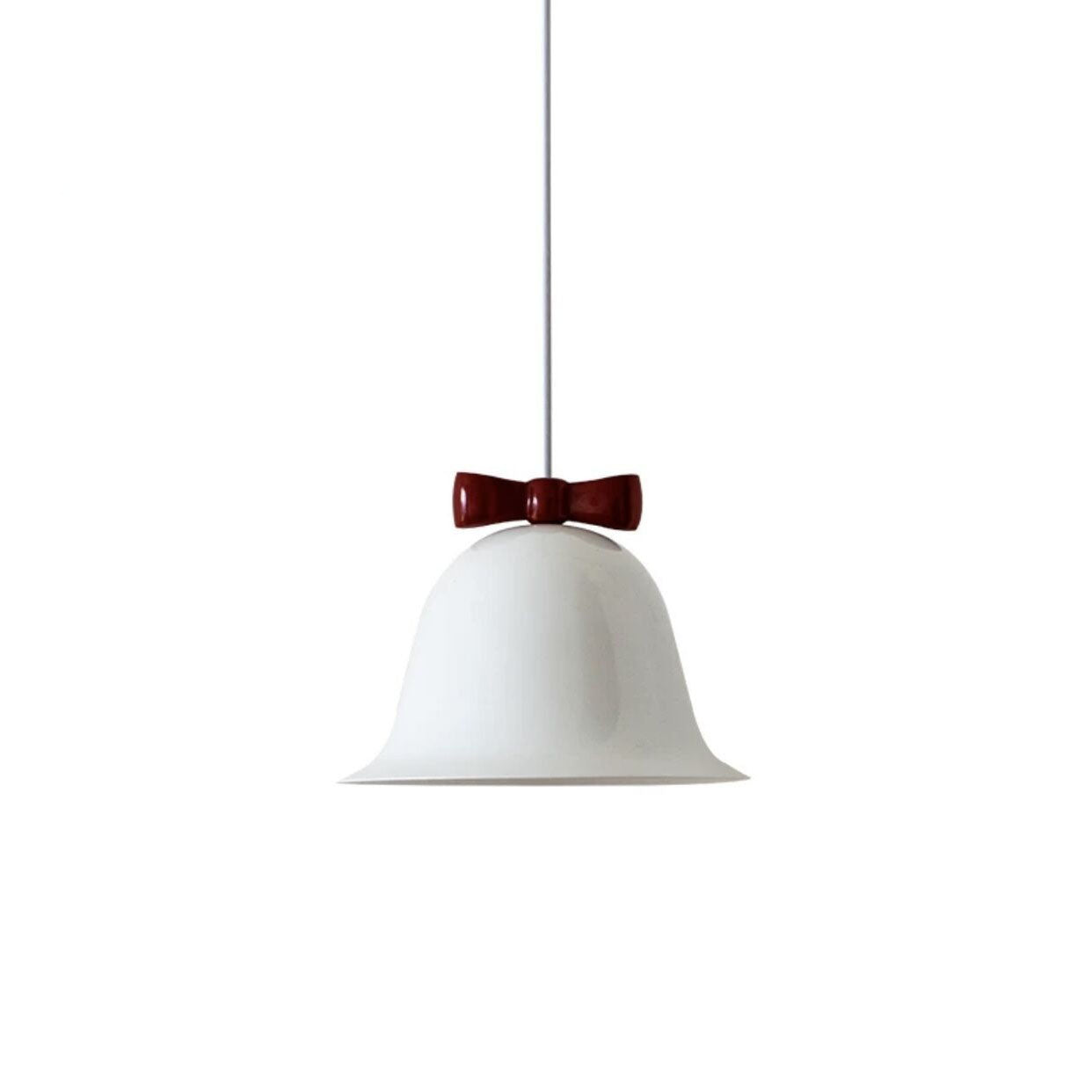 Modern Minimalist Bow Bells Iron 1-Light Pendant Light For Bedroom