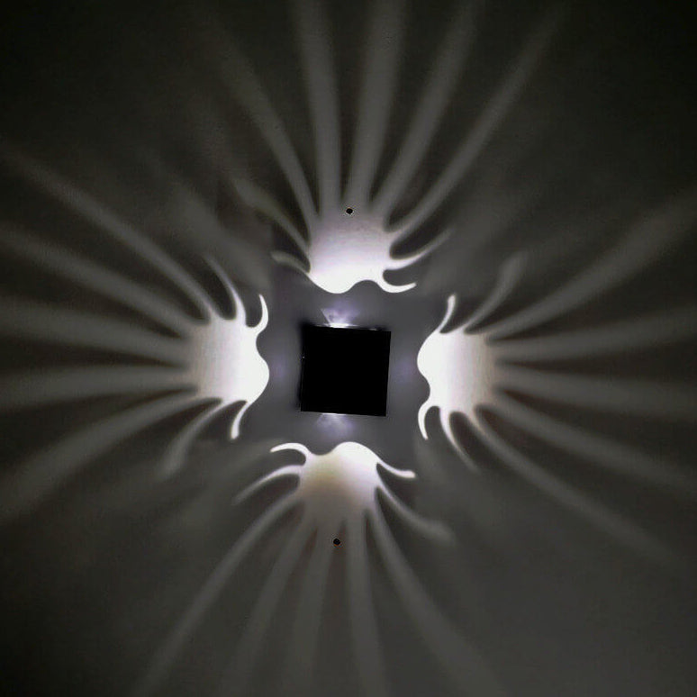 مصباح حائط زخرفي LED على شكل ذيل فينيكس من الألومنيوم من Creative Square 