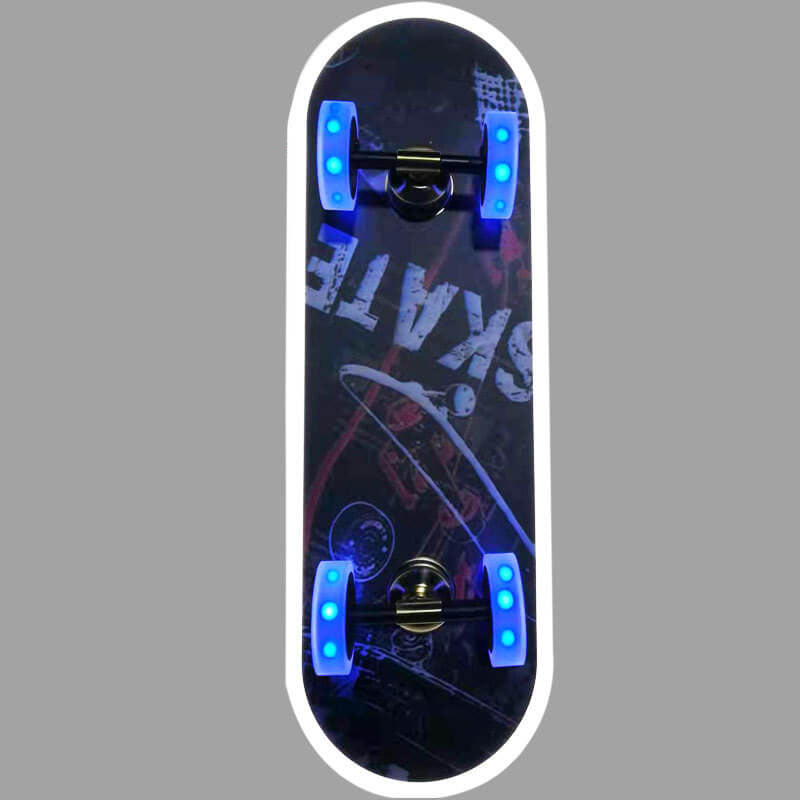 Creative Cartoon Skateboard Acrylic LED Kids Flush Mount Ceiling Light