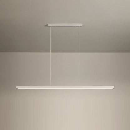 Modern Minimalist Long Aluminum Acrylic LED Island Light Pendant Light For Dining Room