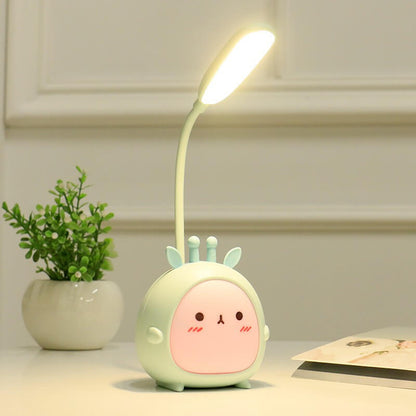 Creative Cartoon Animal Student USB Charging Foldable LED Table Lamp