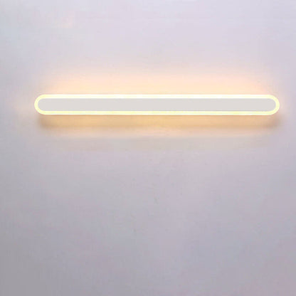 Modern Minimalist Long Bar Iron Acrylic LED Wall Sconce Lamp