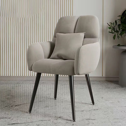 Modern Minimalist Sponge Square Vanity Stool Backrest For Bedroom