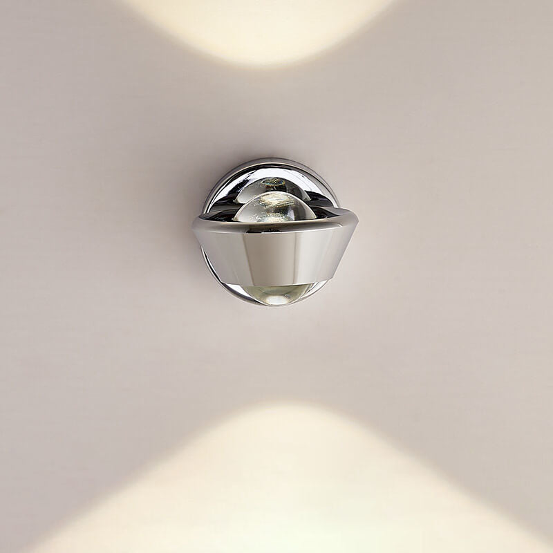 مصباح حائط LED بتصميم كرة حديدية إبداعي عصري بجانب السرير 