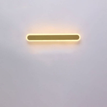 Modern Minimalist Long Bar Iron Acrylic LED Wall Sconce Lamp