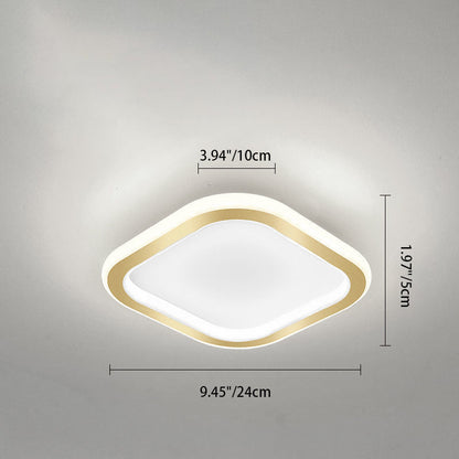 مصباح سقف LED معاصر هندسي من الحديد الإسكندنافي للممر 
