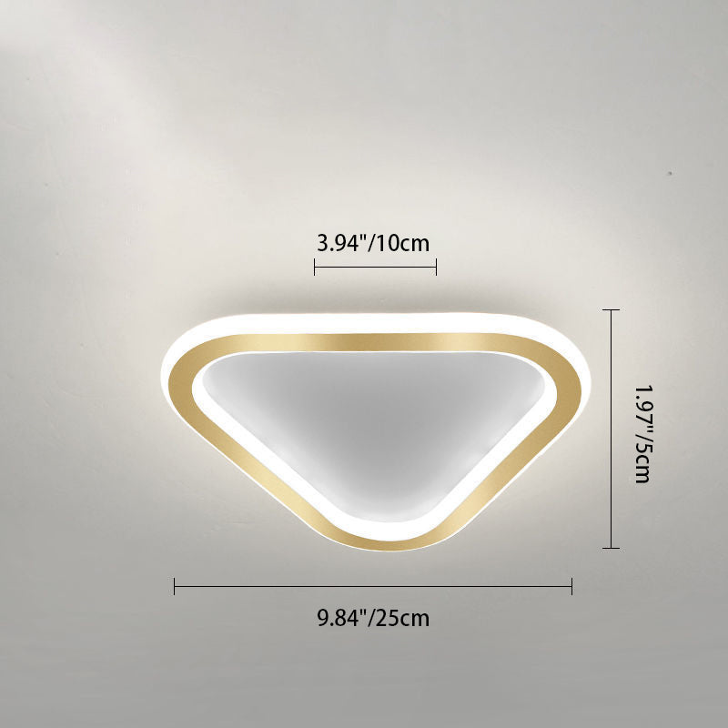 مصباح سقف LED معاصر هندسي من الحديد الإسكندنافي للممر 