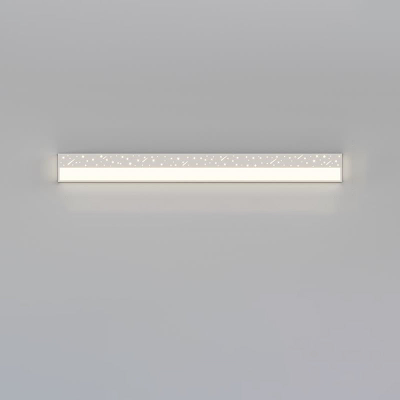 مصباح حائط LED مستطيل الشكل مصنوع من الحديد والأكريليك بتصميم عصري بسيط لغرفة المعيشة