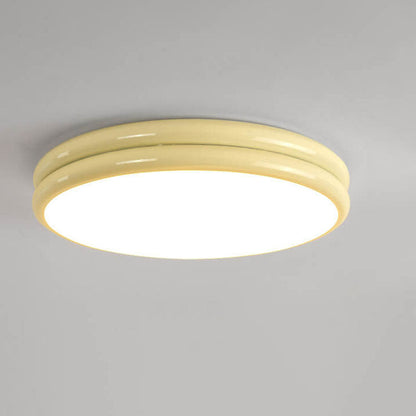 Modern Eye Care Children's Wrought Iron Round LED Flush Mount Lighting