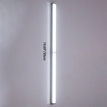 Modern Simplicity Long Cylinder Aluminum Acrylic LED Wall Sconce Lamp For Living Room