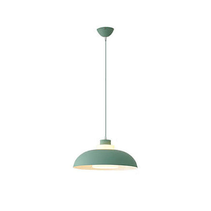 Modern Solid Color Macaron Acrylic Aluminum 1-Light Pendant Light