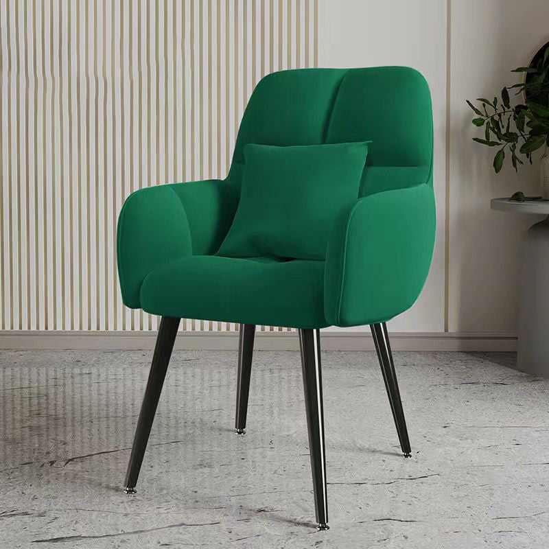 Modern Minimalist Sponge Square Vanity Stool Backrest For Bedroom