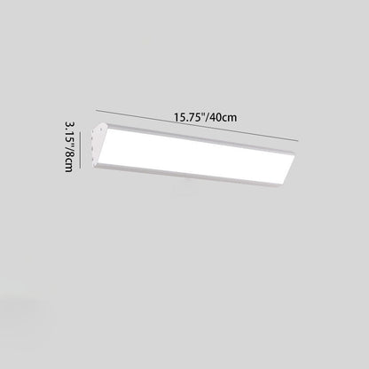 Contemporary Industrial Waterproof Aluminum Rectangular Frame Acrylic LED Wall Sconce Lamp For Outdoor Patio