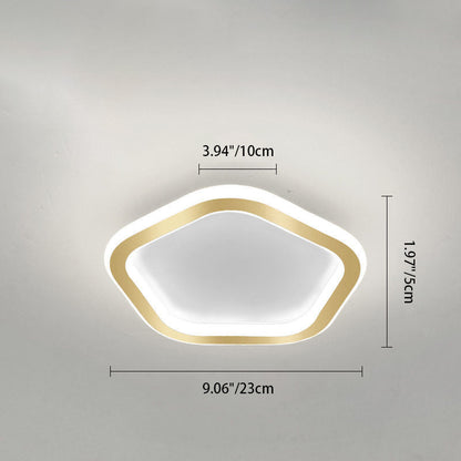 مصباح سقف LED معاصر هندسي من الحديد الإسكندنافي للممر 